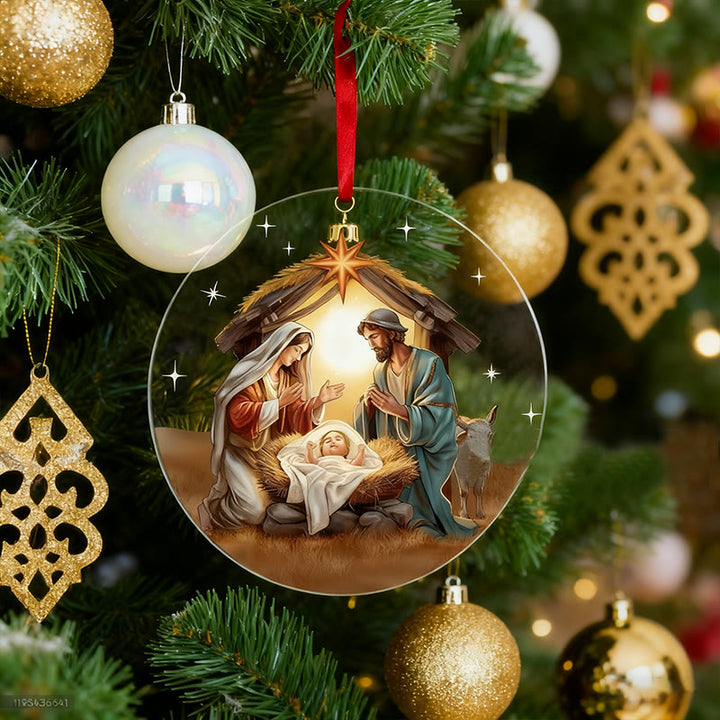 Christianartworkshop Christmas Nativity Scene Christ Decor Ornaments B - image 2