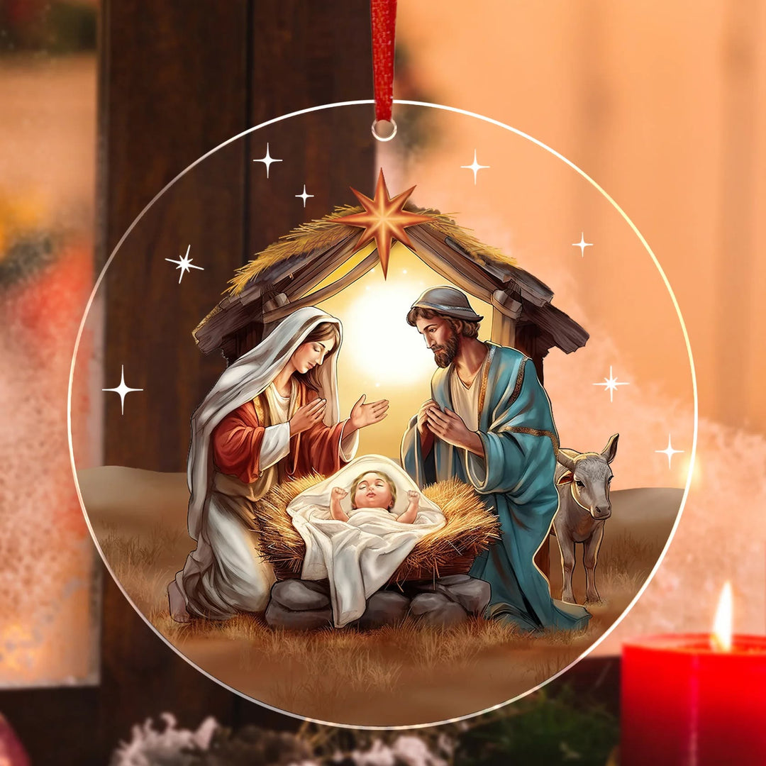 Christianartworkshop Christmas Nativity Scene Christ Decor Ornaments B - image 5