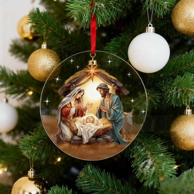 Christianartworkshop Christmas Nativity Scene Christ Decor Ornaments B - image 6