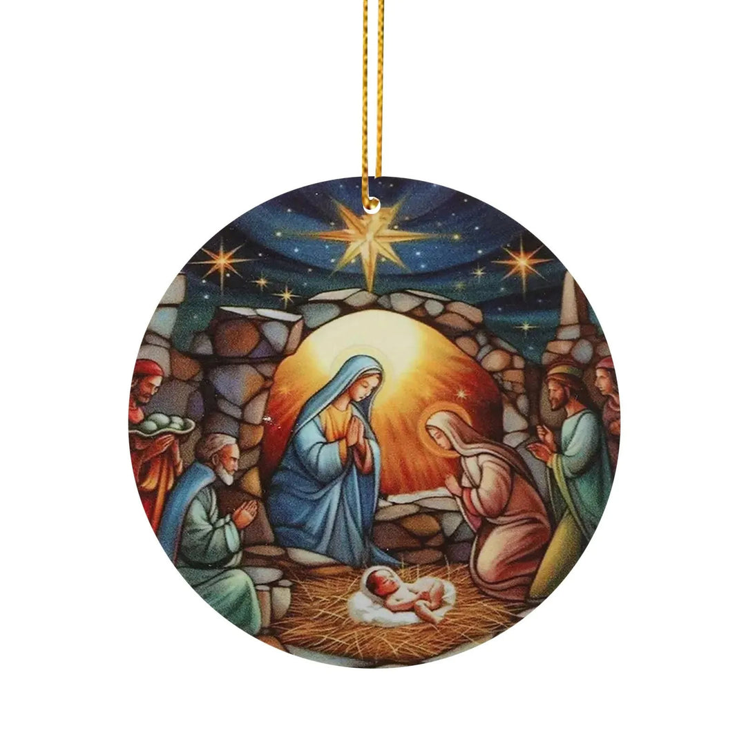 Christianartworkshop Christmas Nativity Scene Christ Decor Ornaments C - image 7