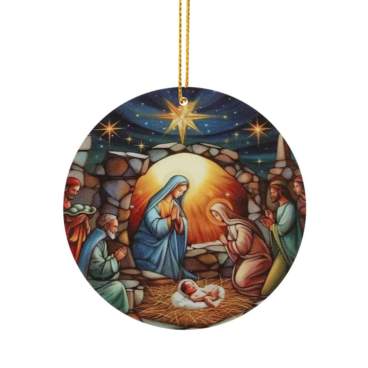 Christianartworkshop Christmas Nativity Scene Christ Decor Ornaments C - image 7