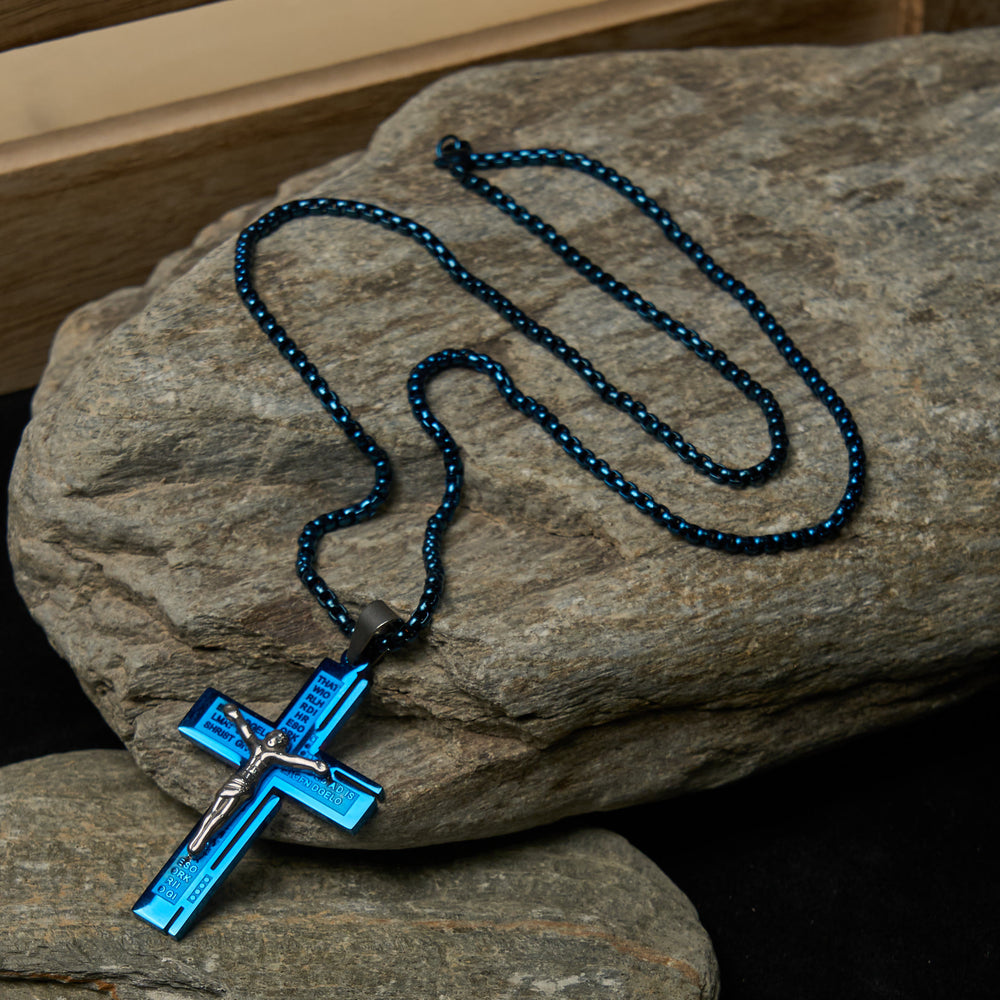 FREE Today: Faith - Symbolic Multi - Colored Crucifix Fashion Necklace - image 1