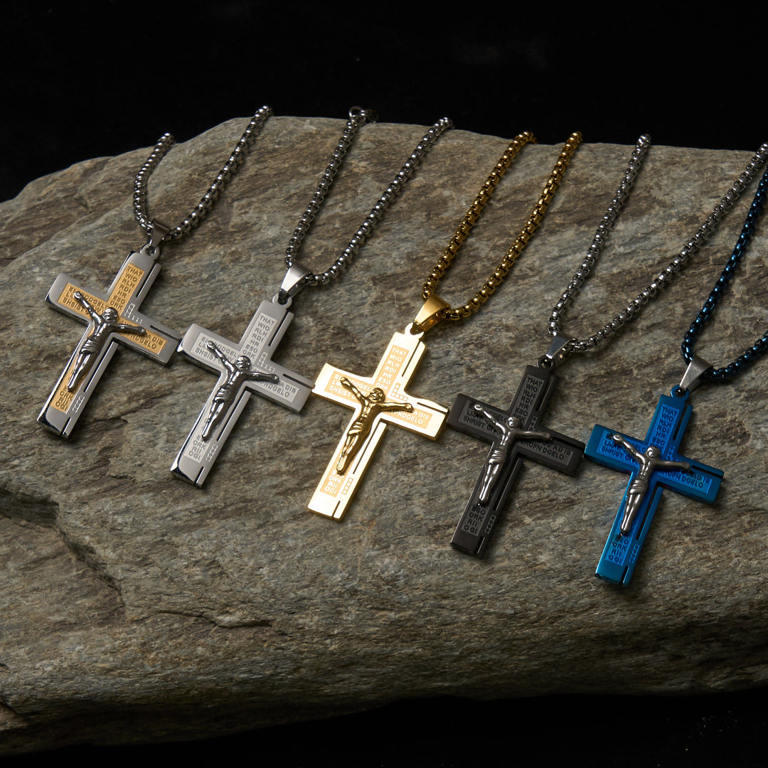FREE Today: Faith - Symbolic Multi - Colored Crucifix Fashion Necklace - image 10
