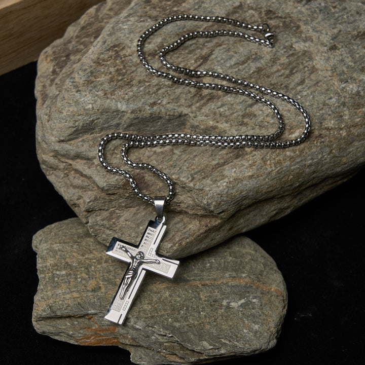 FREE Today: Faith - Symbolic Multi - Colored Crucifix Fashion Necklace - image 3