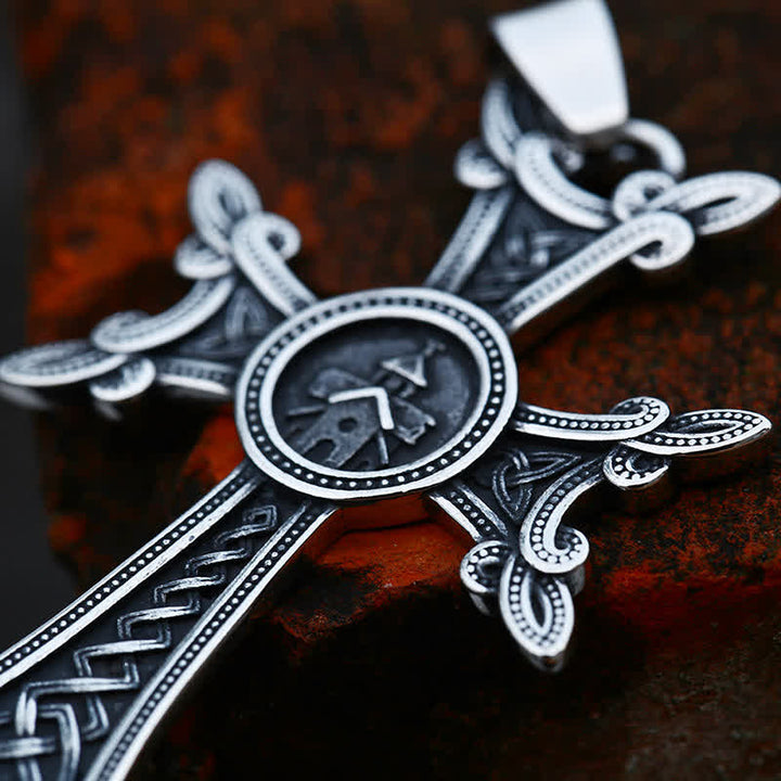 Christianartworkshop Orthodox Church Celtic Knot Armenian Cross Pendant Necklace  - image 3