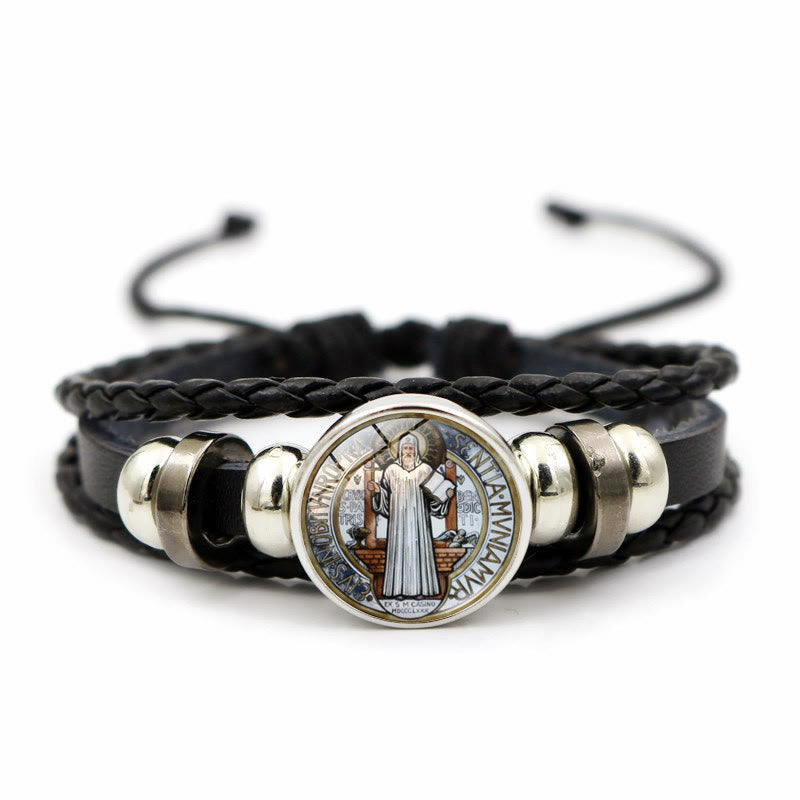 Multicolor Adjustable St. Benedict Bracelet: A Symbol Against Negativity and Fear - image 2