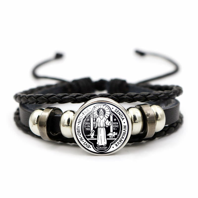 Multicolor Adjustable St. Benedict Bracelet: A Symbol Against Negativity and Fear - D - image 4