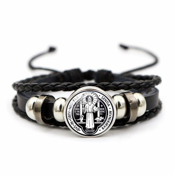 Multicolor Adjustable St. Benedict Bracelet: A Symbol Against Negativity and Fear - D - image 4