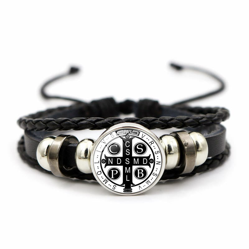 Multicolor Adjustable St. Benedict Bracelet: A Symbol Against Negativity and Fear - E - image 5