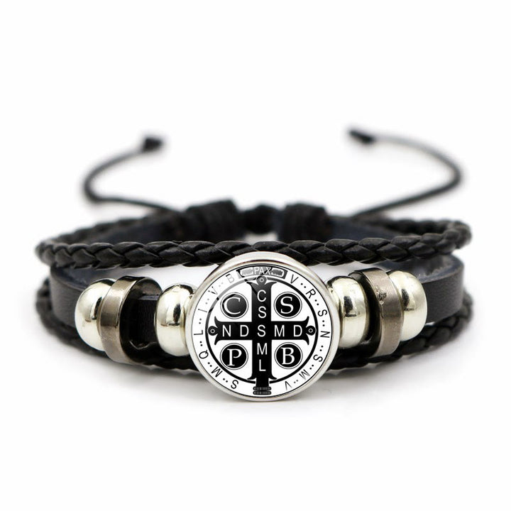 Multicolor Adjustable St. Benedict Bracelet: A Symbol Against Negativity and Fear - E - image 5