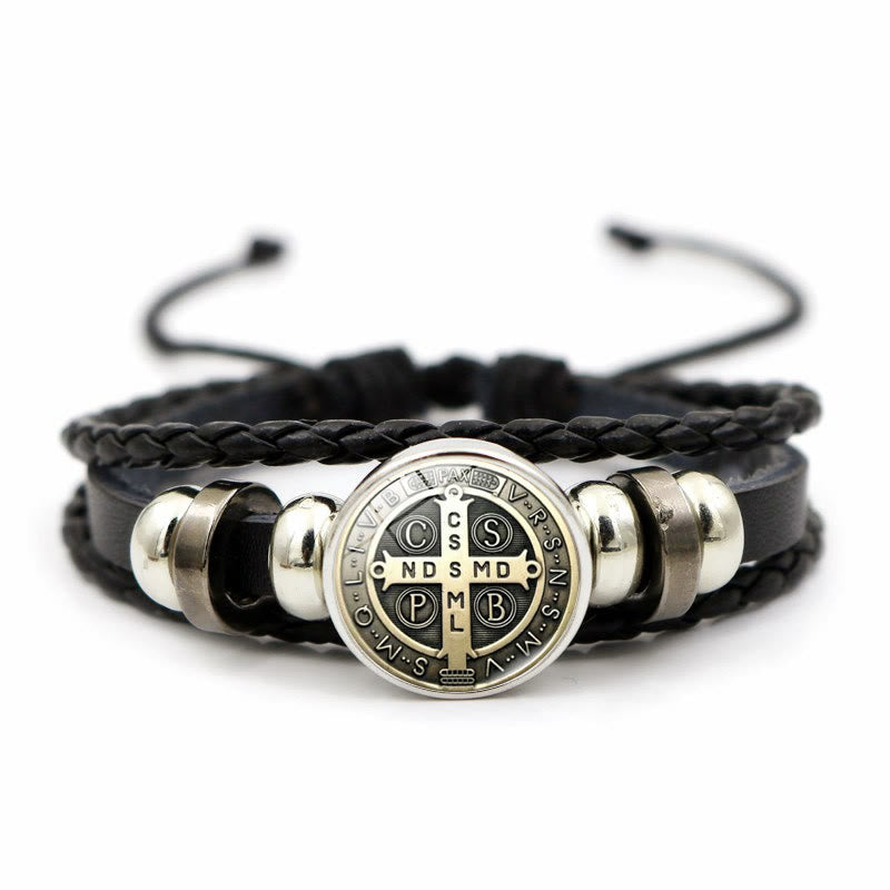Multicolor Adjustable St. Benedict Bracelet: A Symbol Against Negativity and Fear - G - image 7