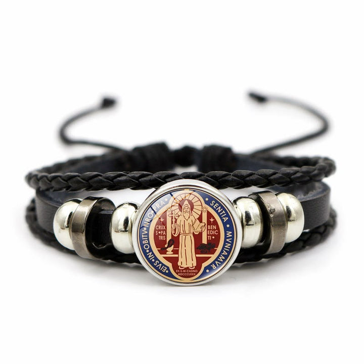 Multicolor Adjustable St. Benedict Bracelet: A Symbol Against Negativity and Fear - H - image 8