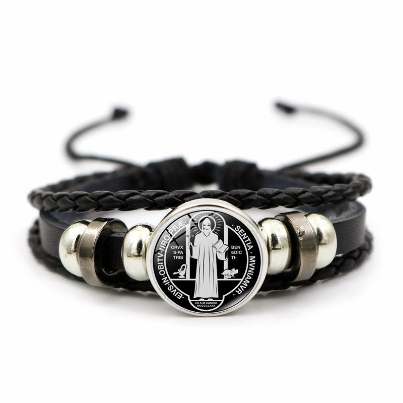 Multicolor Adjustable St. Benedict Bracelet: A Symbol Against Negativity and Fear - J - image 10