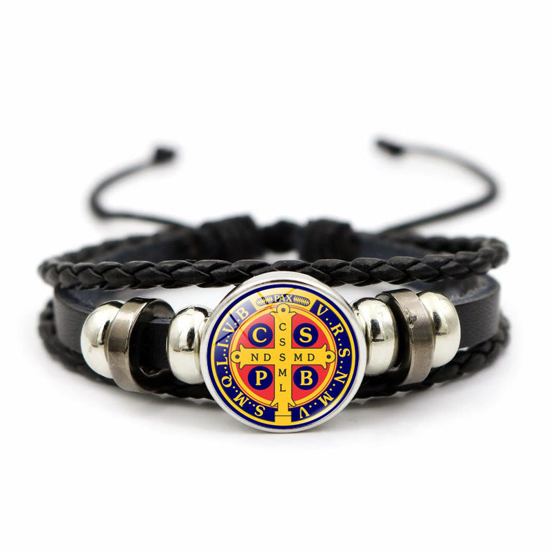 Multicolor Adjustable St. Benedict Bracelet: A Symbol Against Negativity and Fear - K - image 11