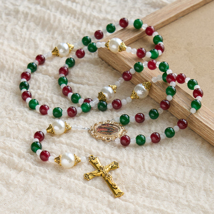 FREE Today: Holly Wreath Christmas Tricolor Beads Rosary: Celebrate the Holy Birth - image 7