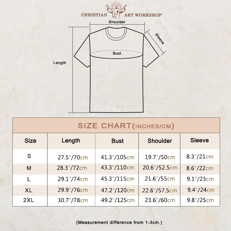 Christianartworkshop Retro Style the Halo Jesus Short Sleeve T-shirt - image 1