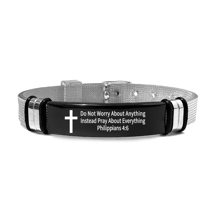 Christianartworkshop Multi - Styled Motivational Cross Bracelet with Bible Verses - PVC 4:6 - image 35