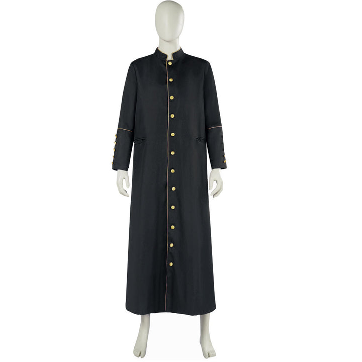 Christianartworkshop Classic Multicolor Clergy Robe Cassock with Contrast Trim & Medieval Elegance - image 9