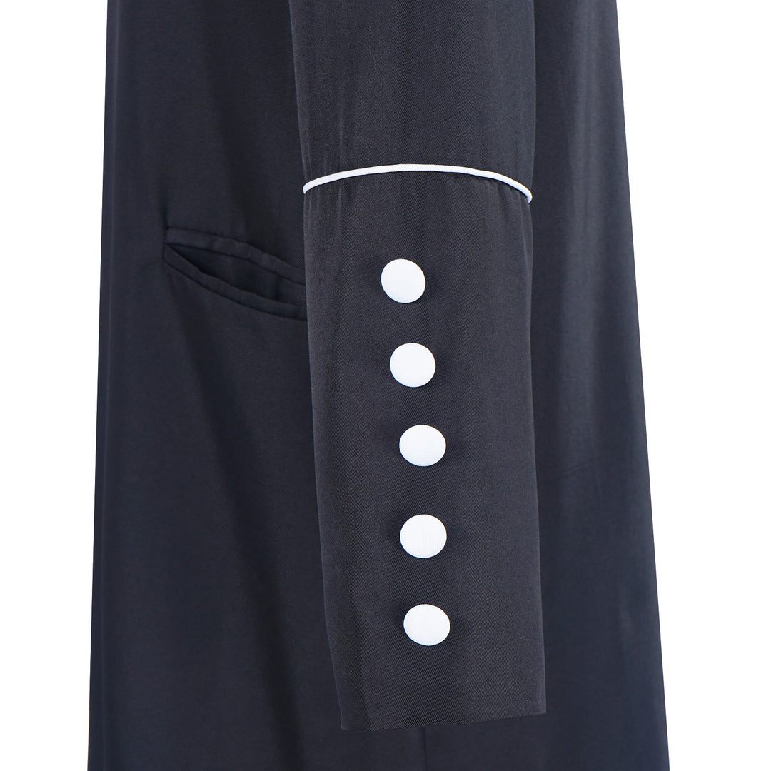 Christianartworkshop Classic Multicolor Clergy Robe Cassock with Contrast Trim & Medieval Elegance - image 14