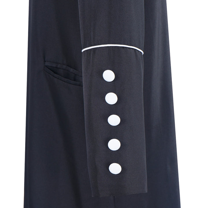 Christianartworkshop Classic Multicolor Clergy Robe Cassock with Contrast Trim & Medieval Elegance - image 14