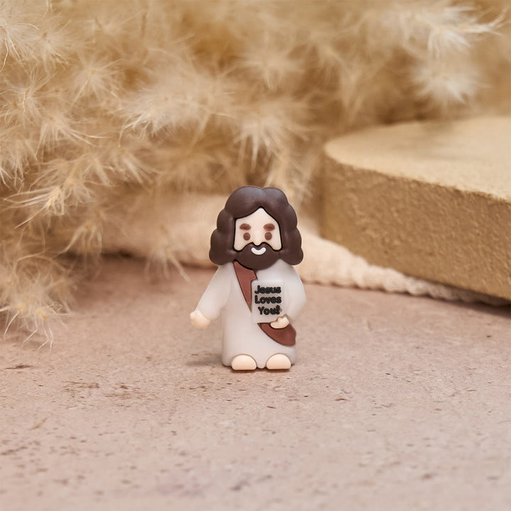 Christianartworkshop 5/10/20/30pcs We All Need A Little Jesus Figurine – A Touch of Divine Presence Father's Day Gift - image 6