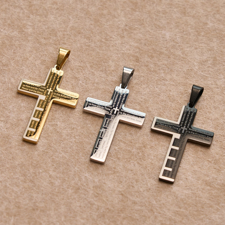 Christianartworkshop Cross Necklace, Madonna Keychain, Black Stole and Scripture Bookmarks - image 5