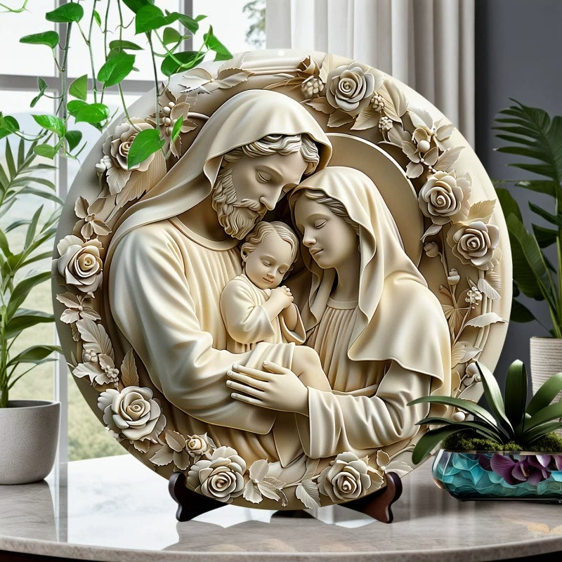 Christianartworkshop Realistic Style Stereo Intricate Nativity Scene Christmas Nativity Hanging Ornaments - Style 2 - image 1