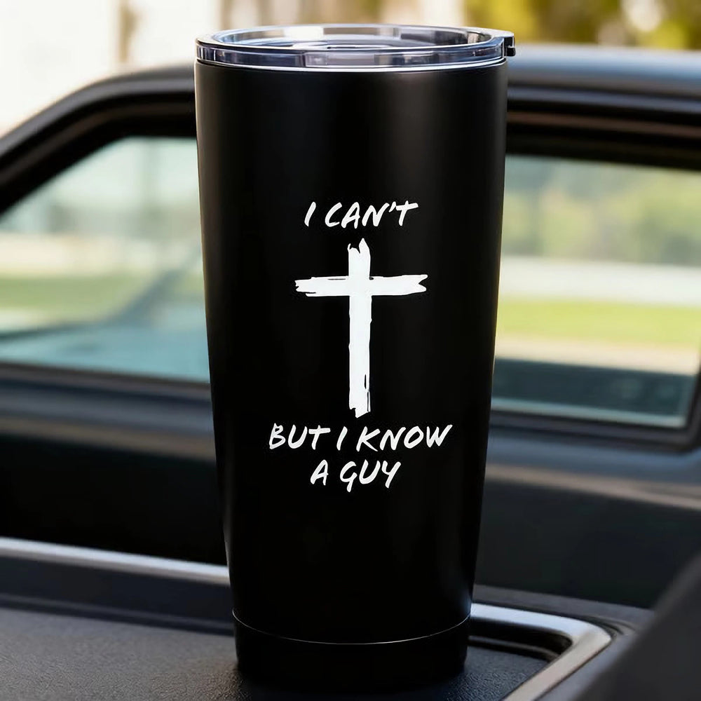 Christianartworkshop Know a Guy Cross Faith Sticker Decal for Laptops, Notebooks, Car Windows - image 1