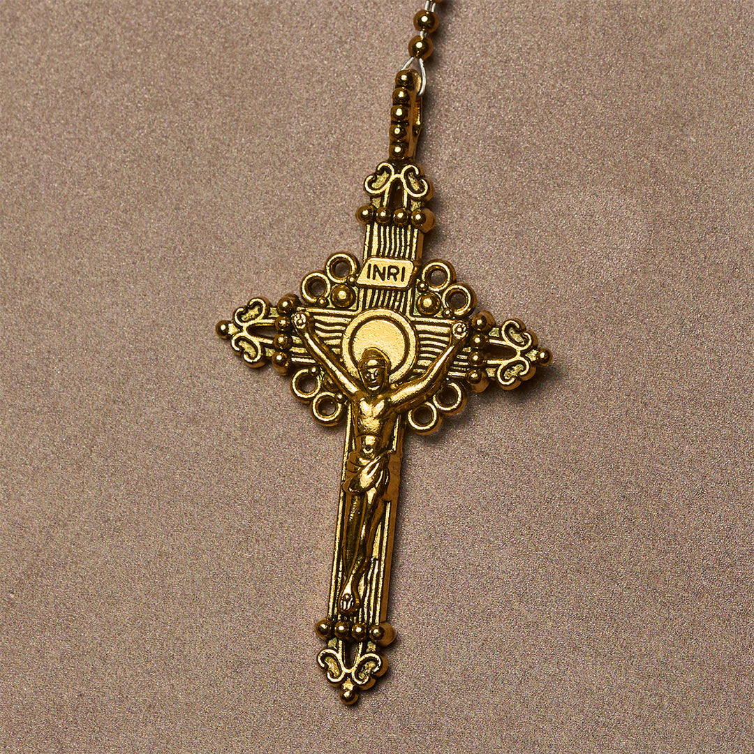 FREE Today: Elegant Pink Beads Faithful Rosary with Divine Mercy for Spiritual Comfort - image 7