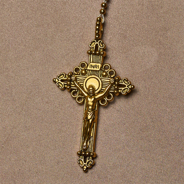 FREE Today: Elegant Pink Beads Faithful Rosary with Divine Mercy for Spiritual Comfort - image 7