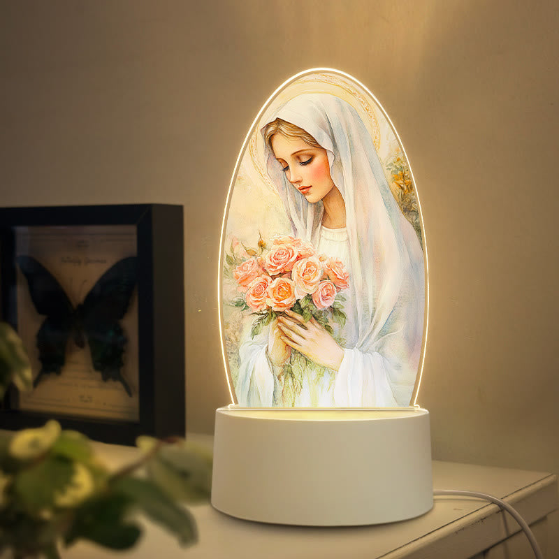 Christianartworkshop Artistic Virgin Devotion Nightlight: Diverse Styles & Sacred Meaning - H - image 7