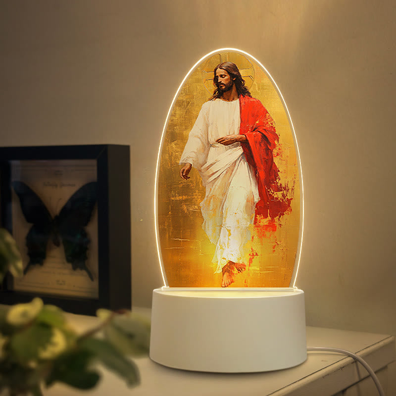 Christianartworkshop Diverse Jesus Imagery Nightlight: Faith Expression & Unique Gift - A - image 0