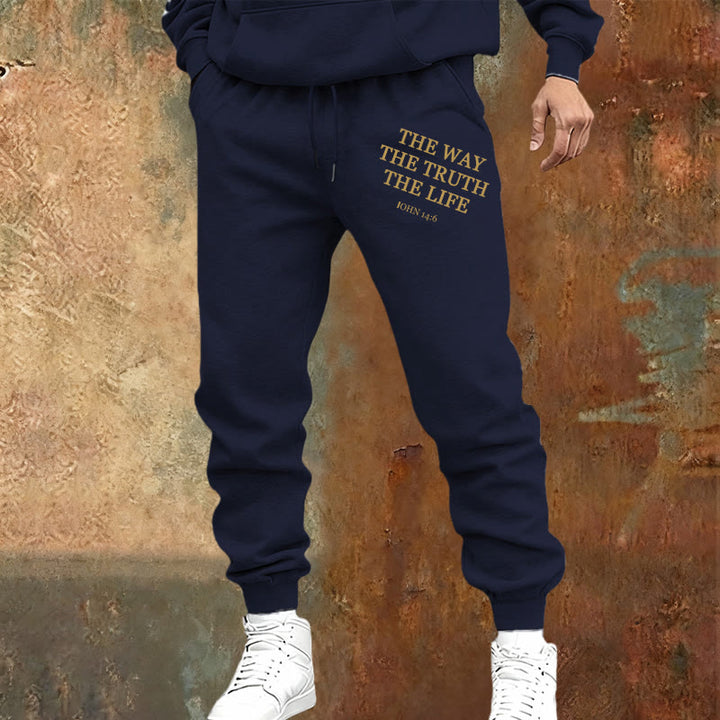 Christianartworkshop Faith in Motion John 14:6 Quote Sweatpants: Walk the Promise - image 9