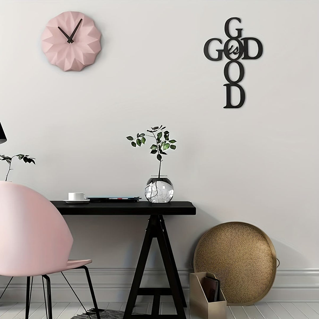 Christianartworkshop God Is Good Metal Wall Decor: Simple Yet Powerful Faith Sign - image 7