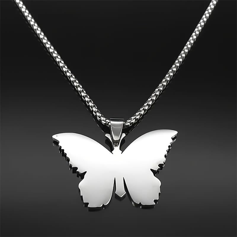 Free Today:  Psalm 46:10 Butterfly Cross Necklace: Be Still & Know That I Amd God - image 2
