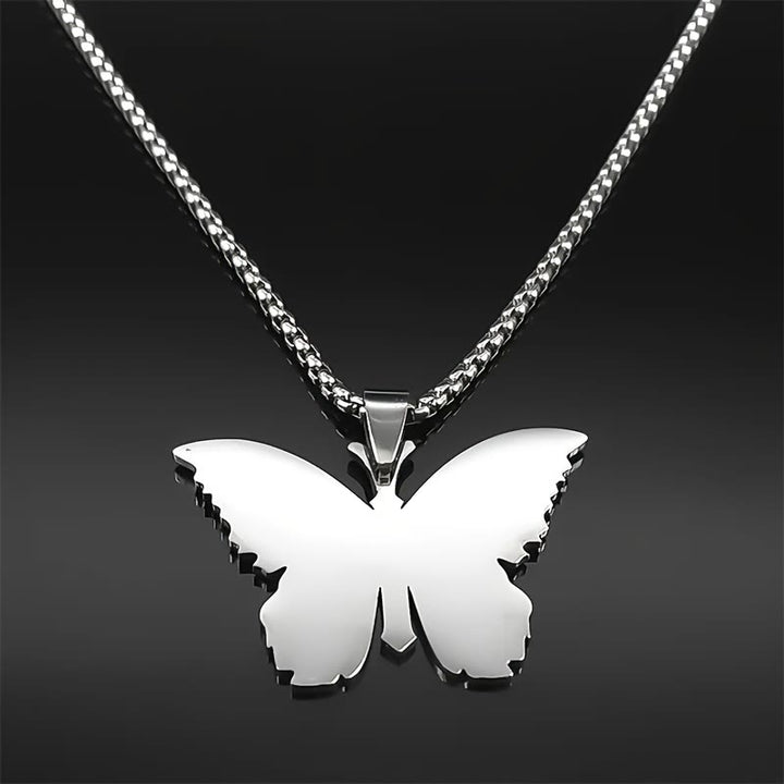 Free Today:  Psalm 46:10 Butterfly Cross Necklace: Be Still & Know That I Amd God - image 2