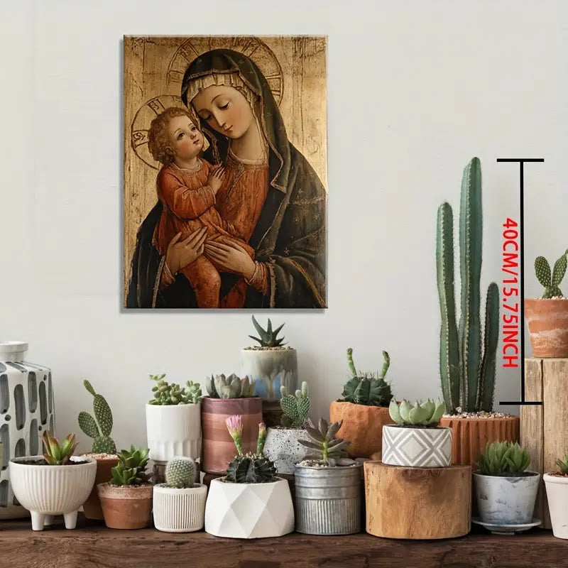 Christianartworkshop Sacred Madonna and Child Art Prints: Heavenly Tenderness for Prayerful Nooks - image 2