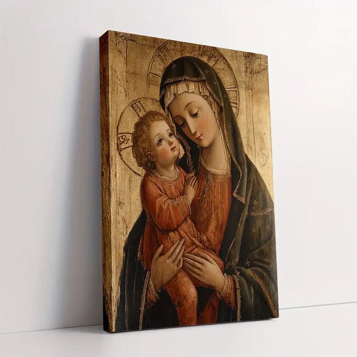 Christianartworkshop Sacred Madonna and Child Art Prints: Heavenly Tenderness for Prayerful Nooks - image 1