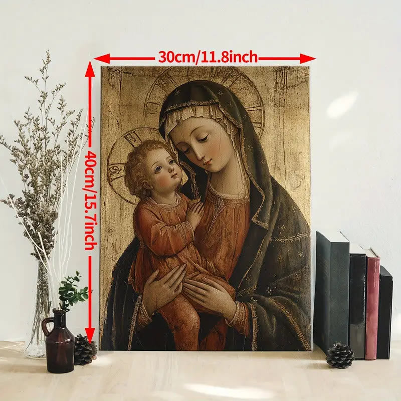 Christianartworkshop Sacred Madonna and Child Art Prints: Heavenly Tenderness for Prayerful Nooks - image 3