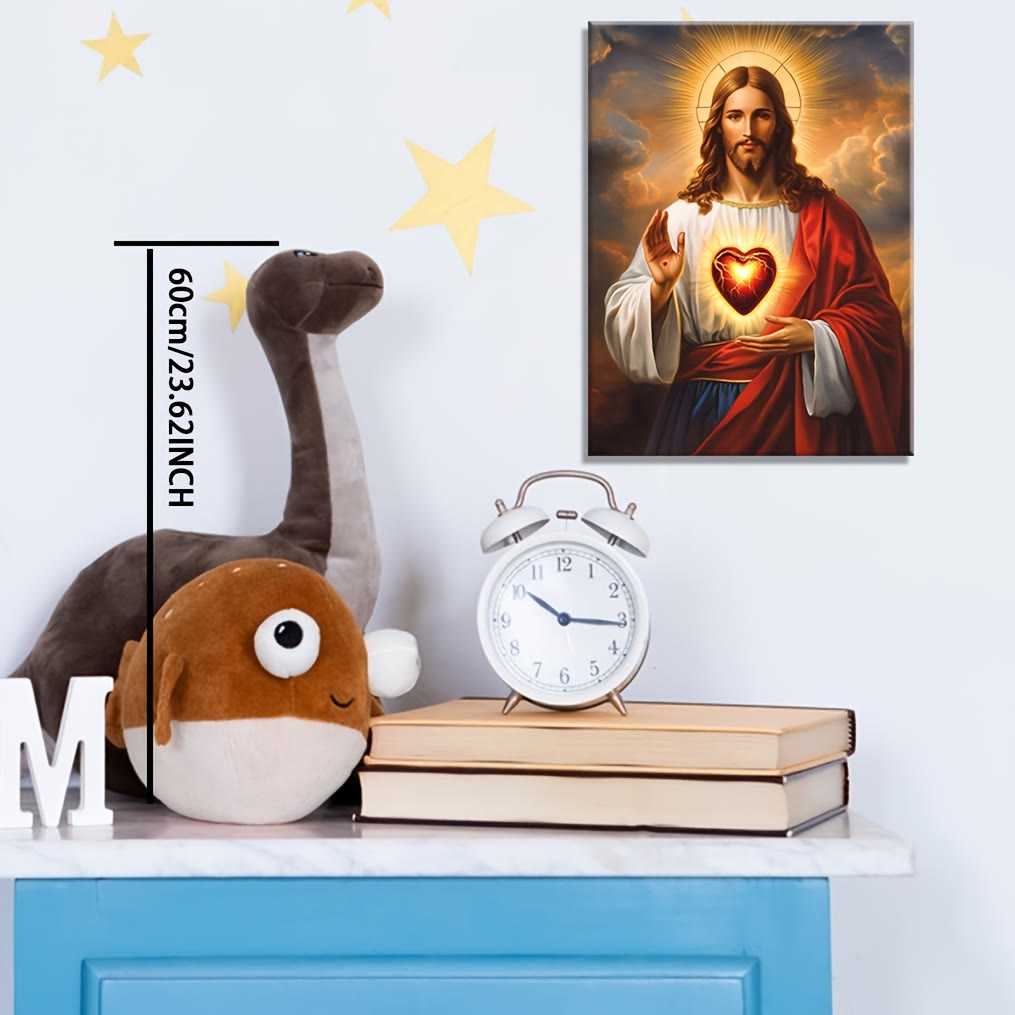 Christianartworkshop Sacred Heart Jesus Art Prints: Faith - Driven Gift for Devout Believers - image 3