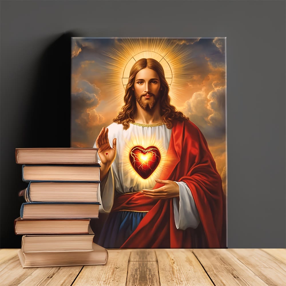 Christianartworkshop Sacred Heart Jesus Art Prints: Faith - Driven Gift for Devout Believers - image 1