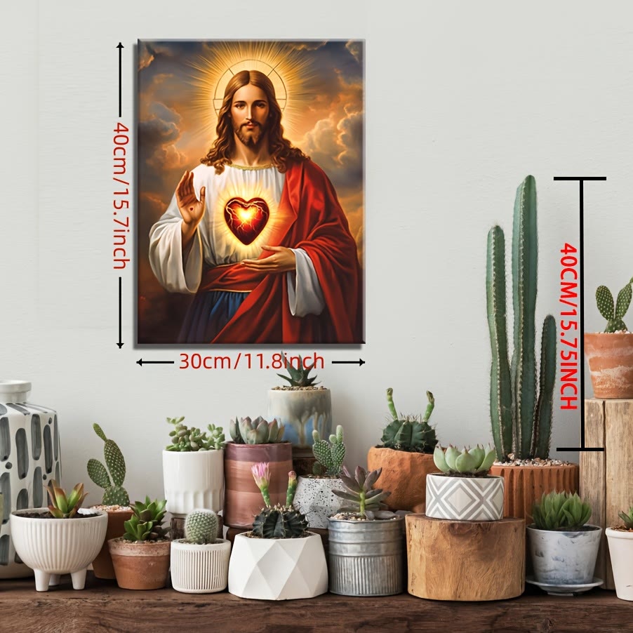 Christianartworkshop Sacred Heart Jesus Art Prints: Faith - Driven Gift for Devout Believers - image 4