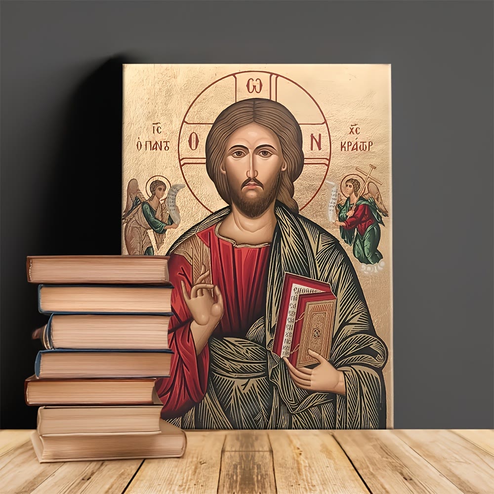 Christianartworkshop Christ Pantocrator Art Prints: Sacred Reflection for Prayerful Nooks - image 1