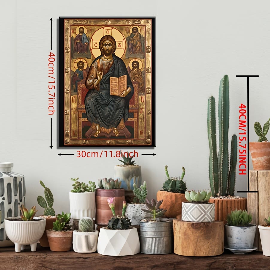 Christianartworkshop Christ Enthroned Art Prints: Holy Ambiance Creator for Spiritual Living - image 3