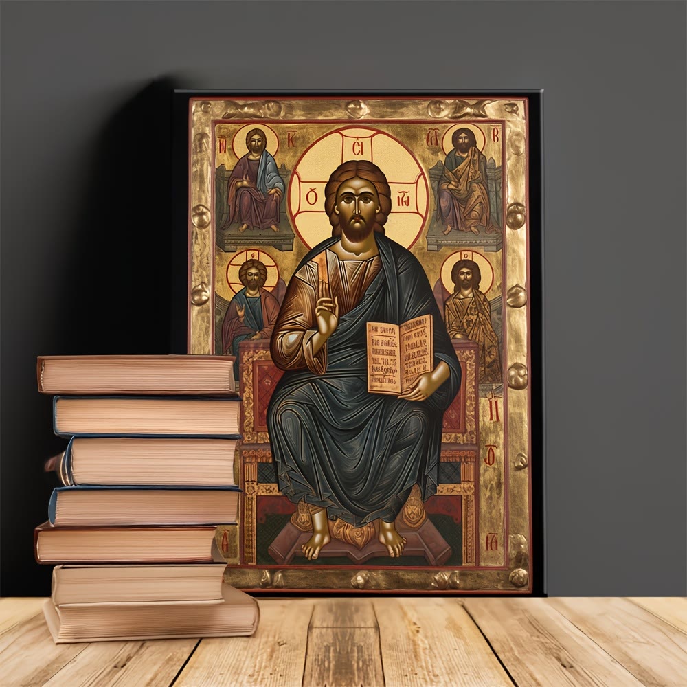 Christianartworkshop Christ Enthroned Art Prints: Holy Ambiance Creator for Spiritual Living - image 1
