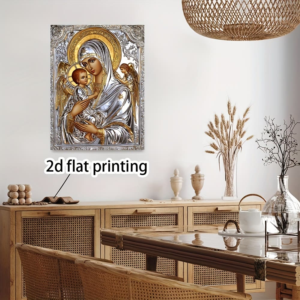 Christianartworkshop Classic Madonna and Child Icon Art Prints: Timeless Faith for Interior Spaces - image 1
