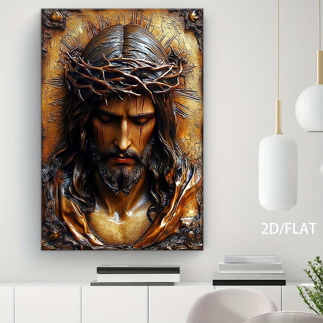 Christianartworkshop Crown of Thorns Jesus Art Prints: Faith-Driven Gift for Devout Believers - image 4