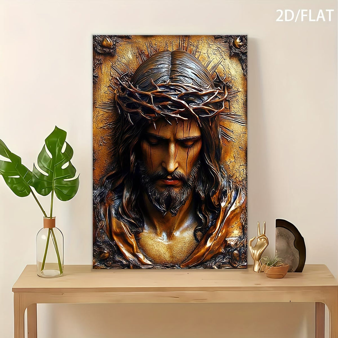 Christianartworkshop Crown of Thorns Jesus Art Prints: Faith-Driven Gift for Devout Believers - image 3