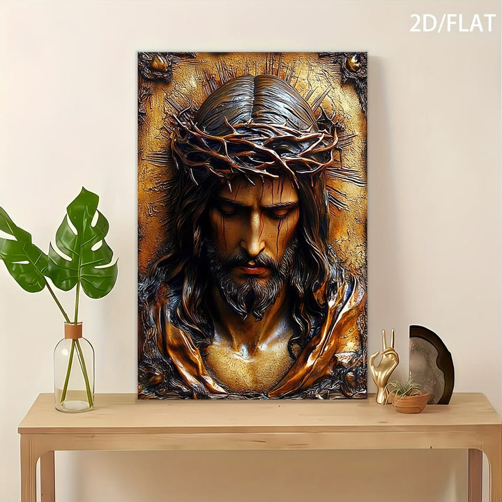Christianartworkshop Crown of Thorns Jesus Art Prints: Faith-Driven Gift for Devout Believers - image 3