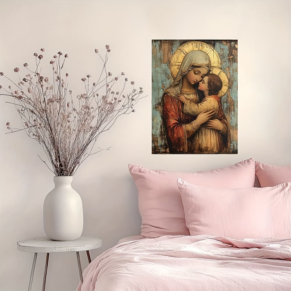 Christianartworkshop Christian Artwork Tender Madonna and Child Art Prints: Devotional Warmth for Faith-Filled Nooks - image 4